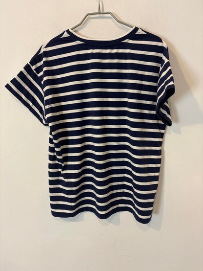 LLOYD´S. Camiseta azul rayas algodón