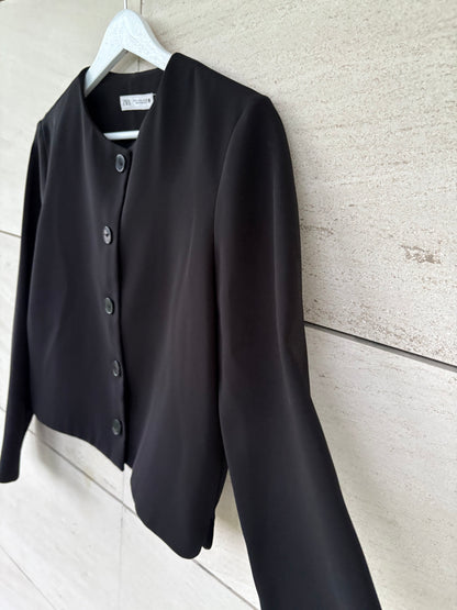 WINDSOR. Navy blue cashmere blazer. T 38