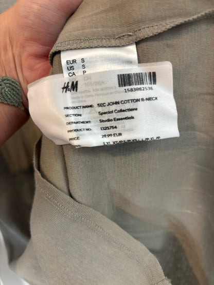 H&M STUDIO. Camiseta manga larga algodón
