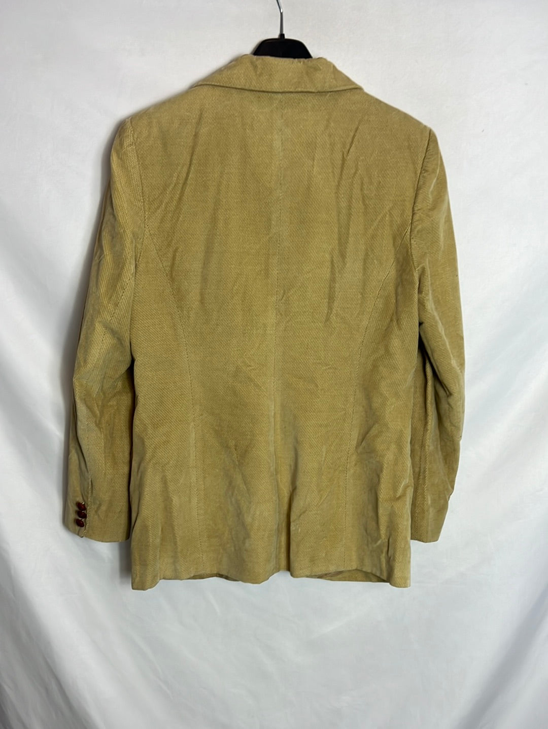 VILAGALLO. Camel textured blazer, size 40