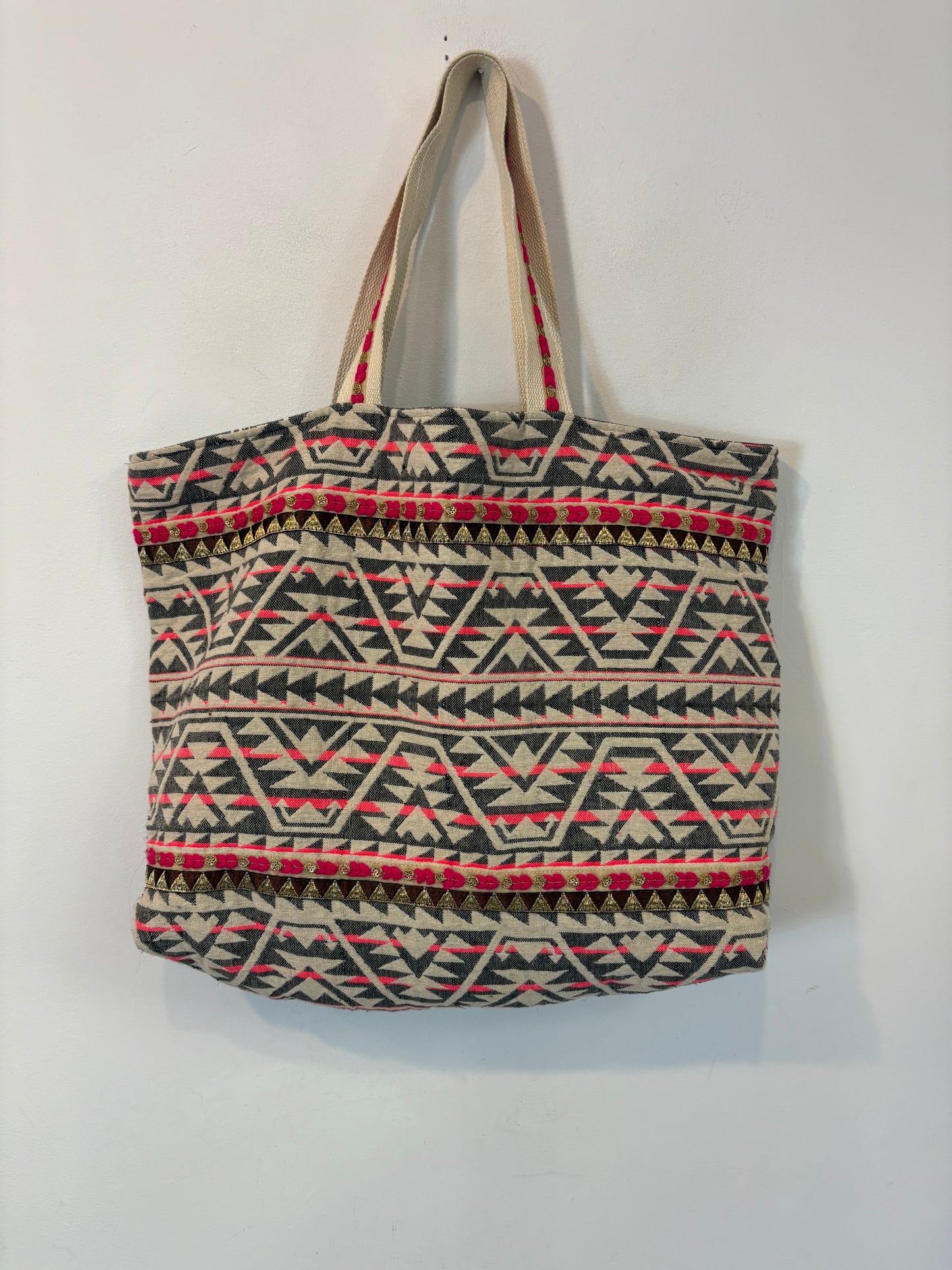 SÉZANE. Multicolored raffia bag