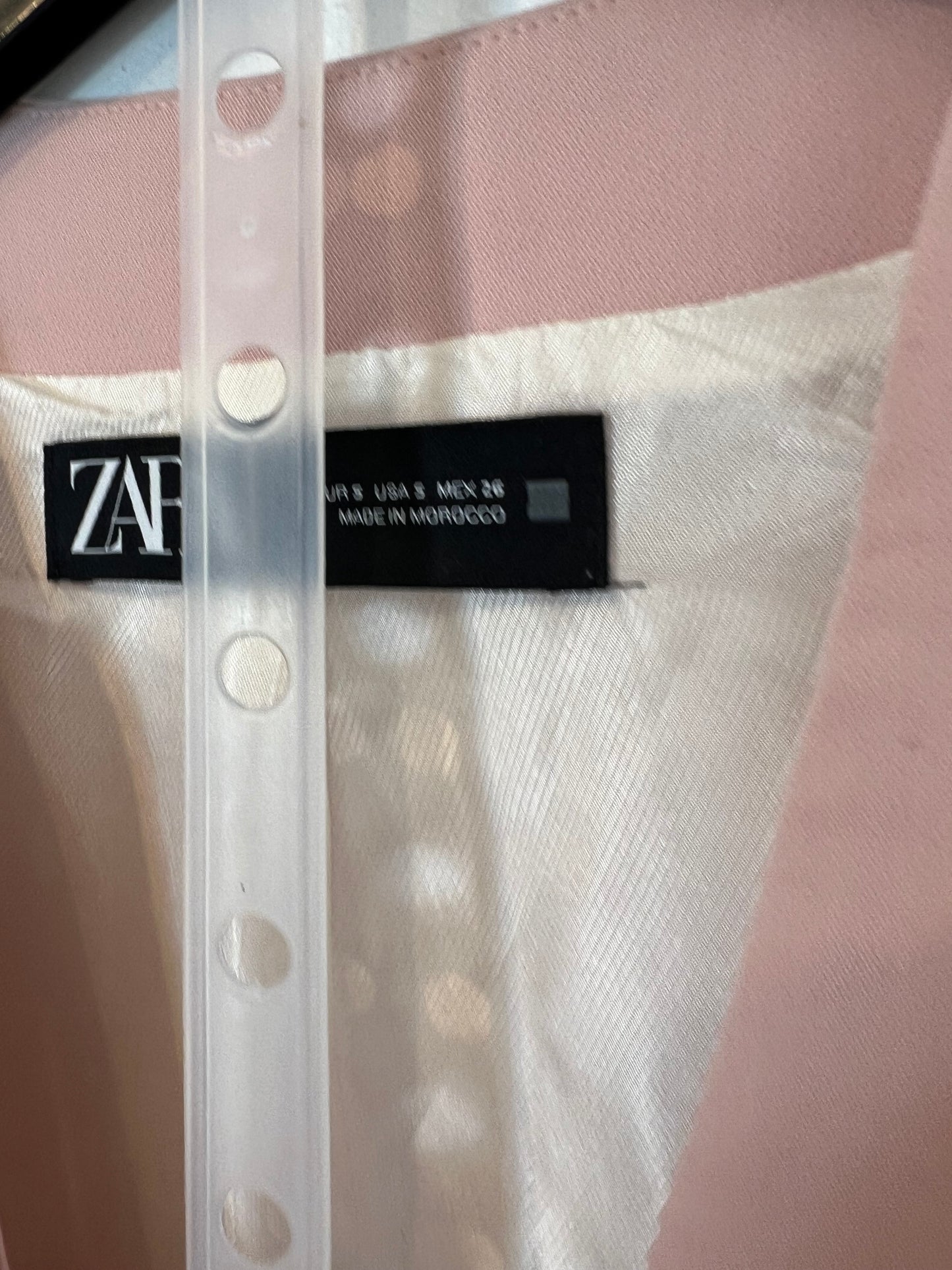 ZARA. Flowing pale pink set. Size XS/S