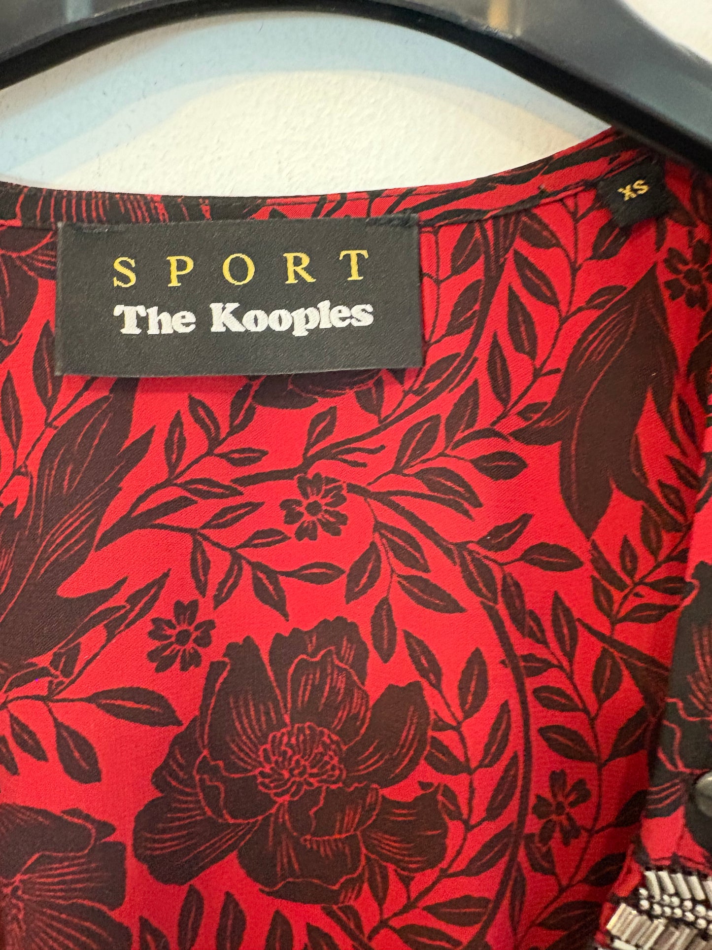 THE KOOPLES. Top fluido abalorios. T XS