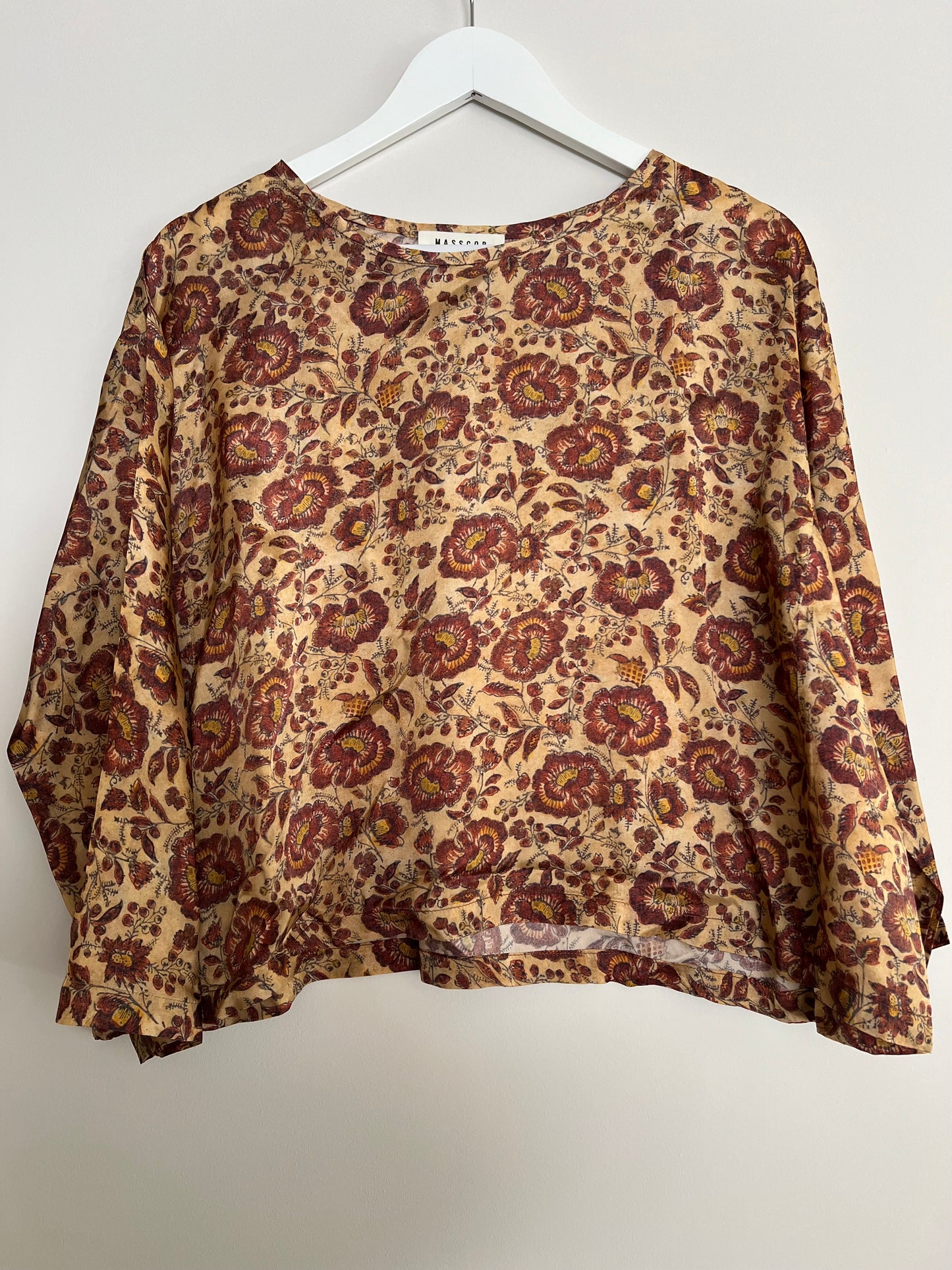 MASSCOB. Top flores fluido. T XS