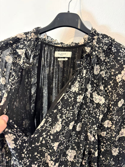 ISABEL MARANT ÉTOILE. Vestido negro flores