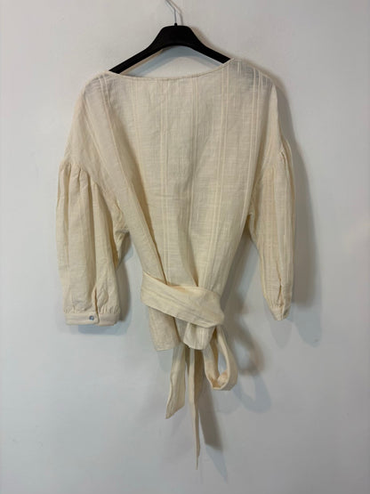 ZARA. Long pink ribbed poncho Tm