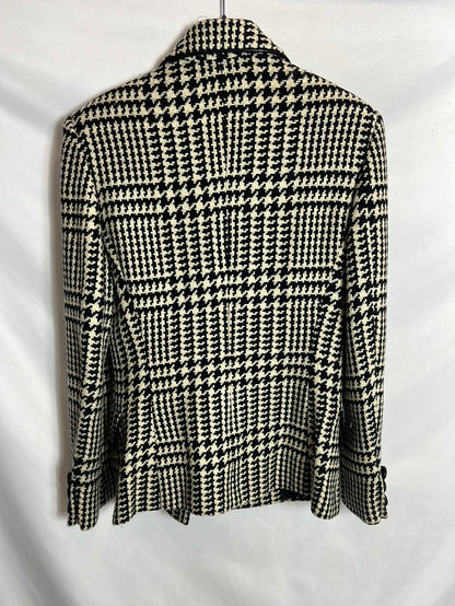 ARLANDA. Blazer lana cuadros. T 40 (38)