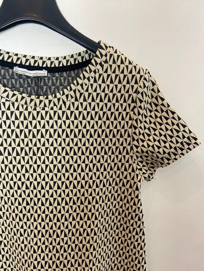 ZARA. Short geometric print dress TS