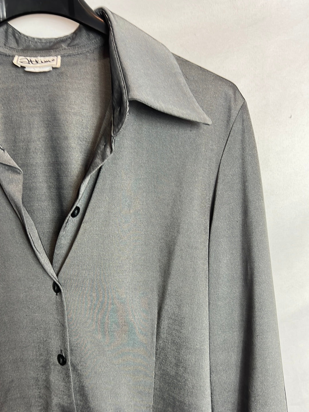 ATTIMO. Gray texture blouse. T 40( 38)