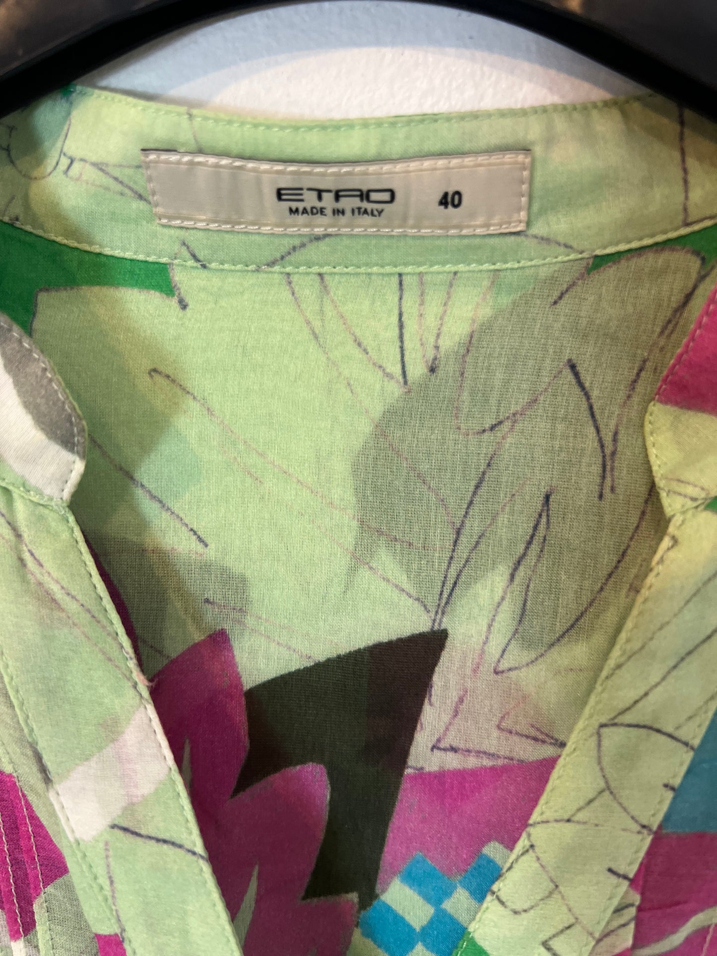 ETRO. Flower printed blouse. T 40 (M)