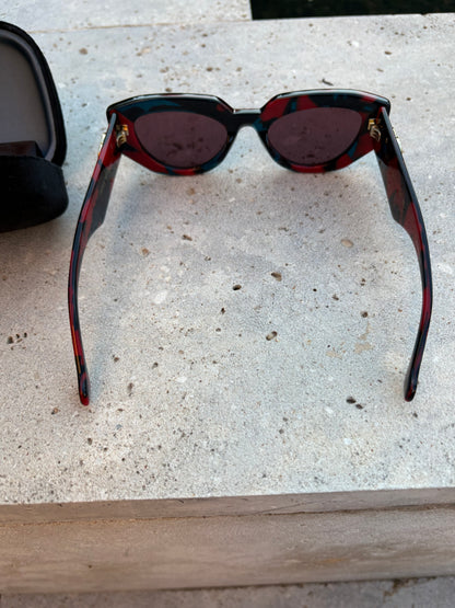 GUCCI. Gafas bicolor logo