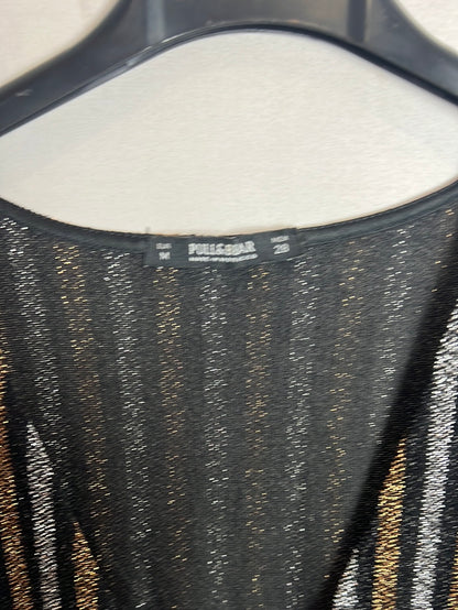 PULL&BEAR . Mono rayas purpurina. T  M