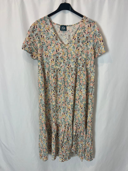 ZUA. Printed midi dress. YOU (M/L)