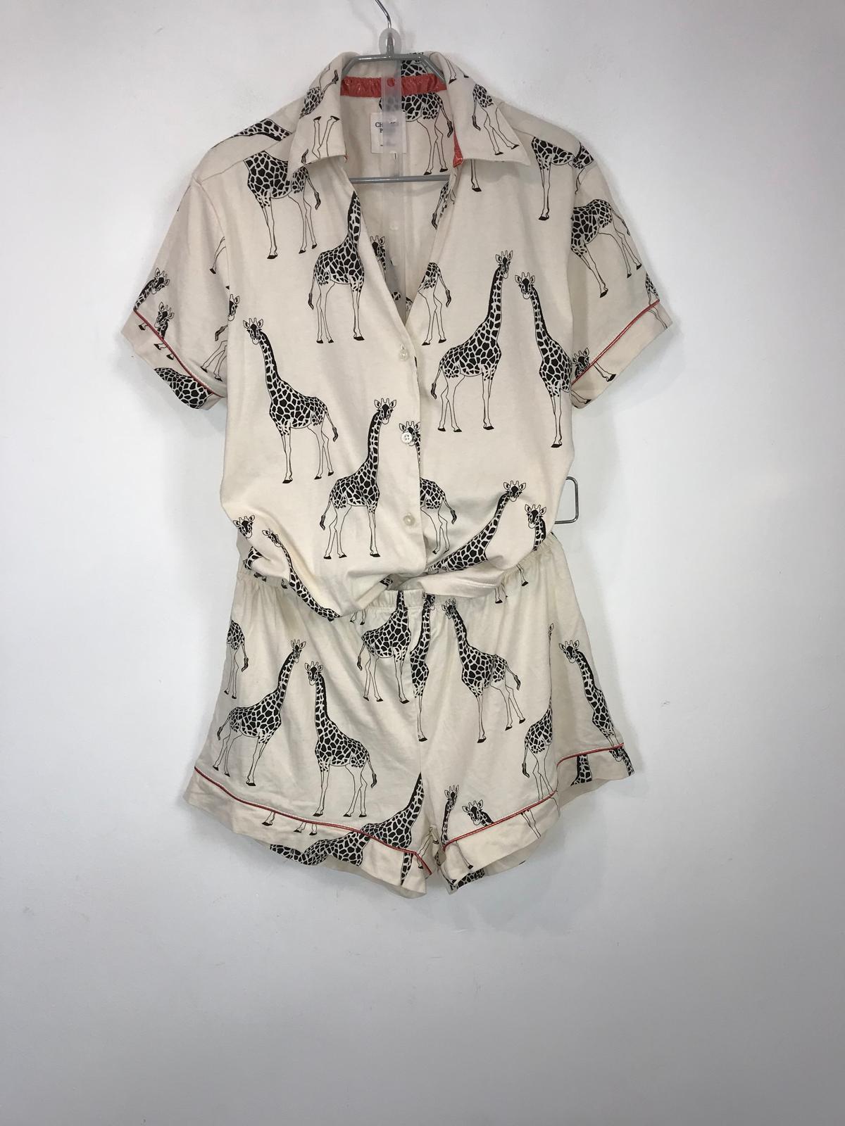 CHELSEA PEERS. Conjunto estampado cebras algodón