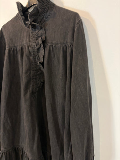 CLAUDIE PIERLOT. Vestido denim corto fluido