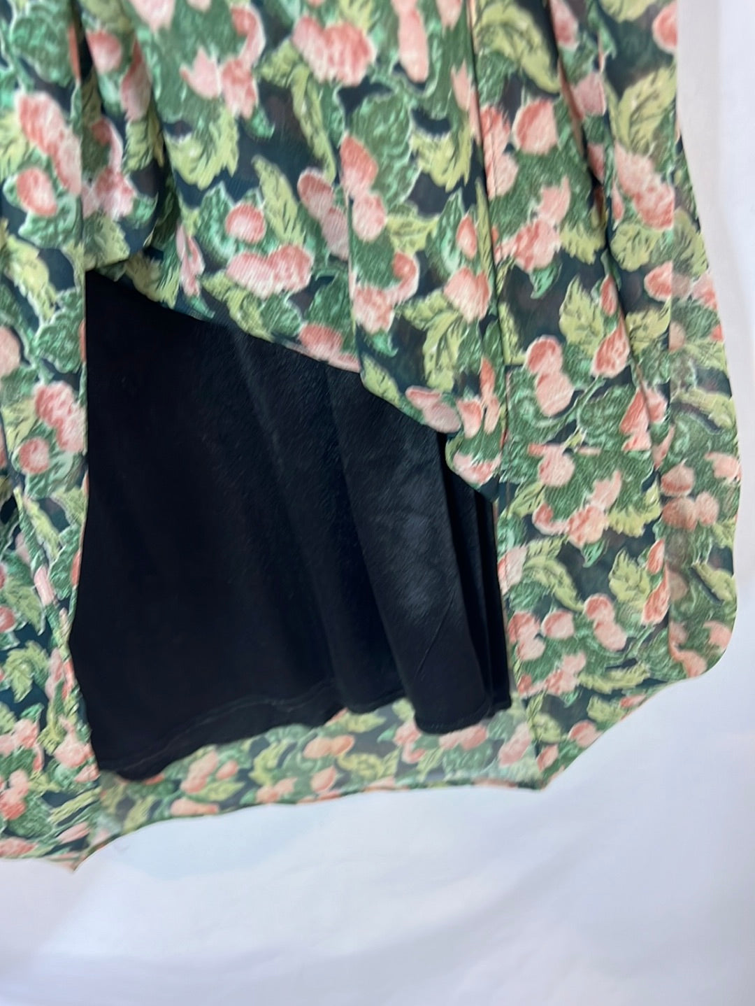 BDBA. Short floral print dress. TS