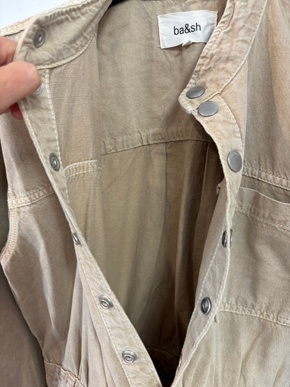 BA&SH. Mono beige denim