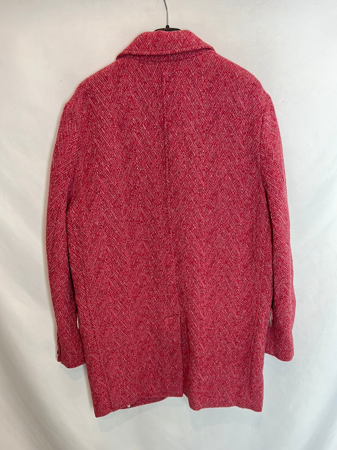 ISABEL MARANT ÉTOILE. Abrigo rosa jaspeado. T 34