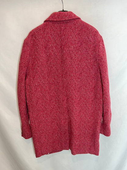 ISABEL MARANT ÉTOILE. Abrigo rosa jaspeado. T 34