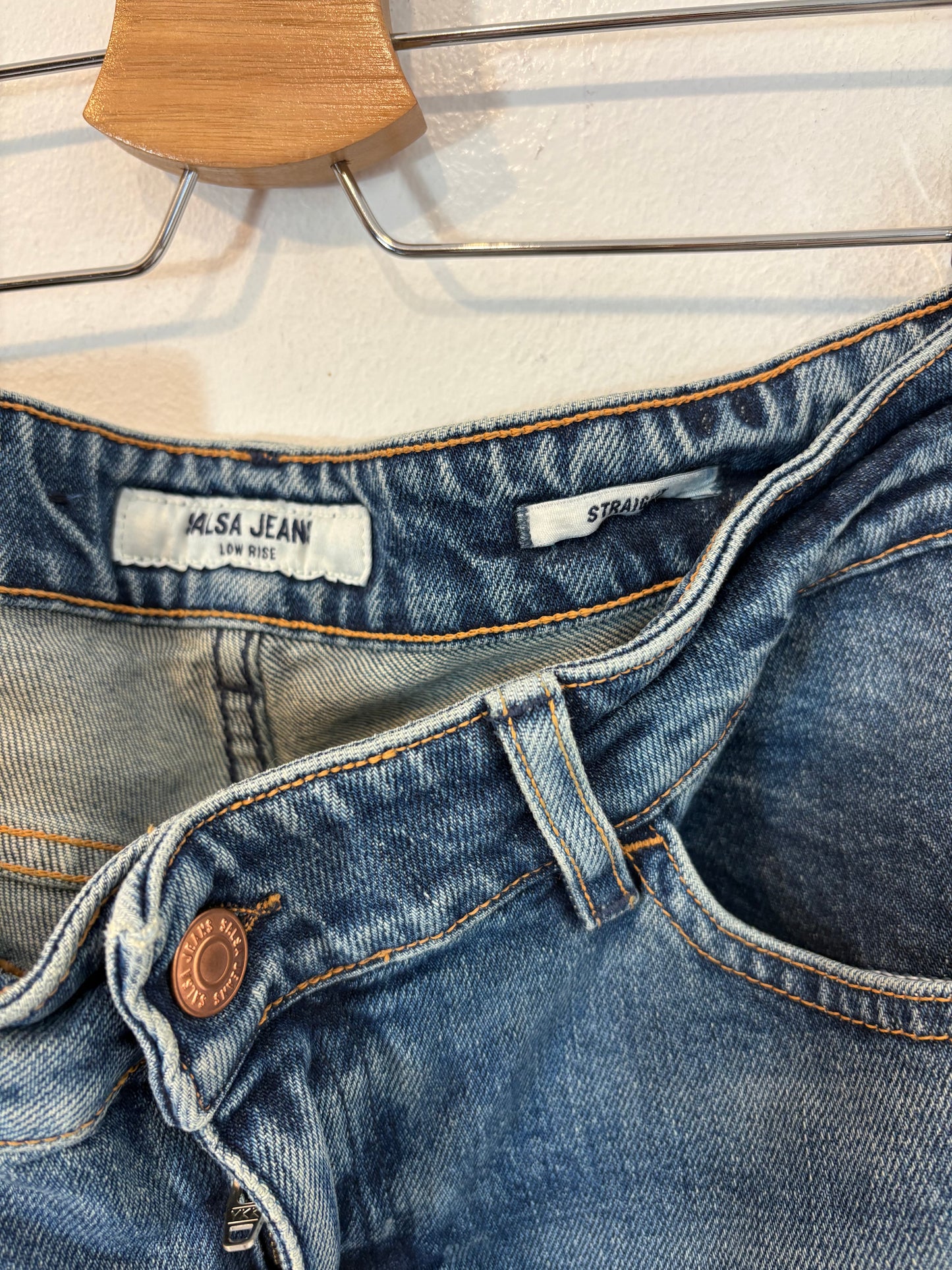 SALSA JEANS. Denim recto tiro medio