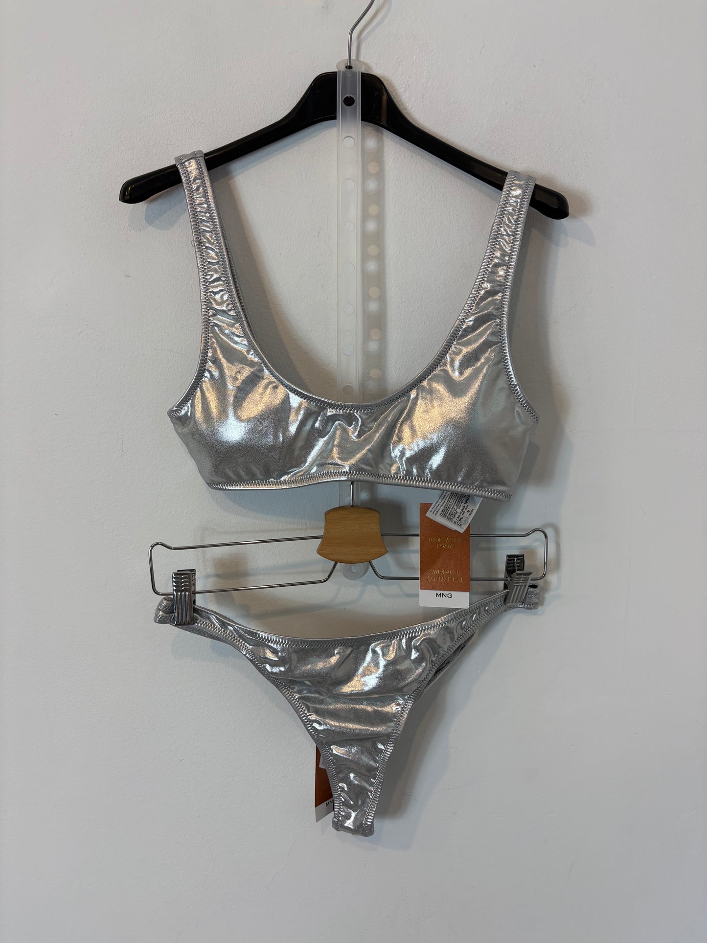MANGO. Silver Brazilian bikini. TM