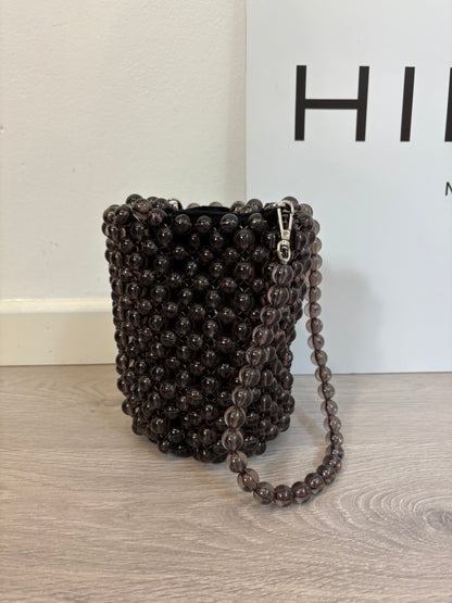 ZARA. Bolso gris saco bolas