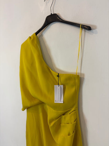 BRUNA. Vestido midi pistacho