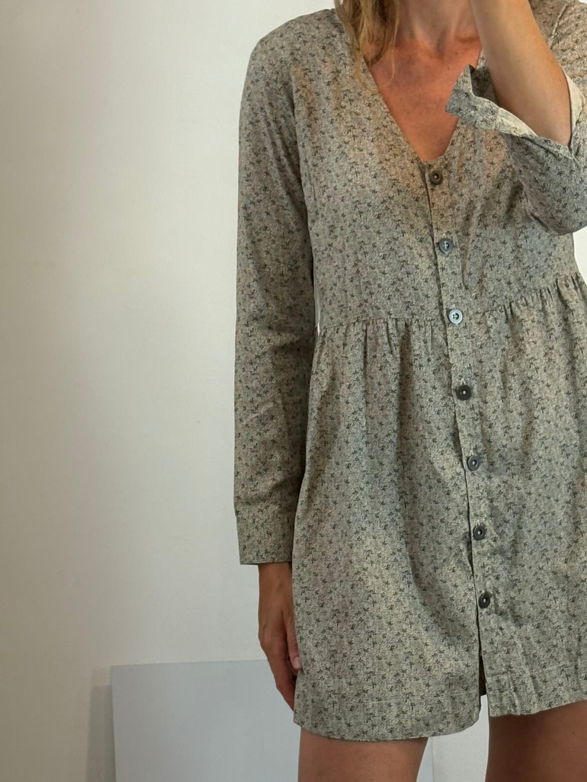 RVCA. Vestido corto estampado