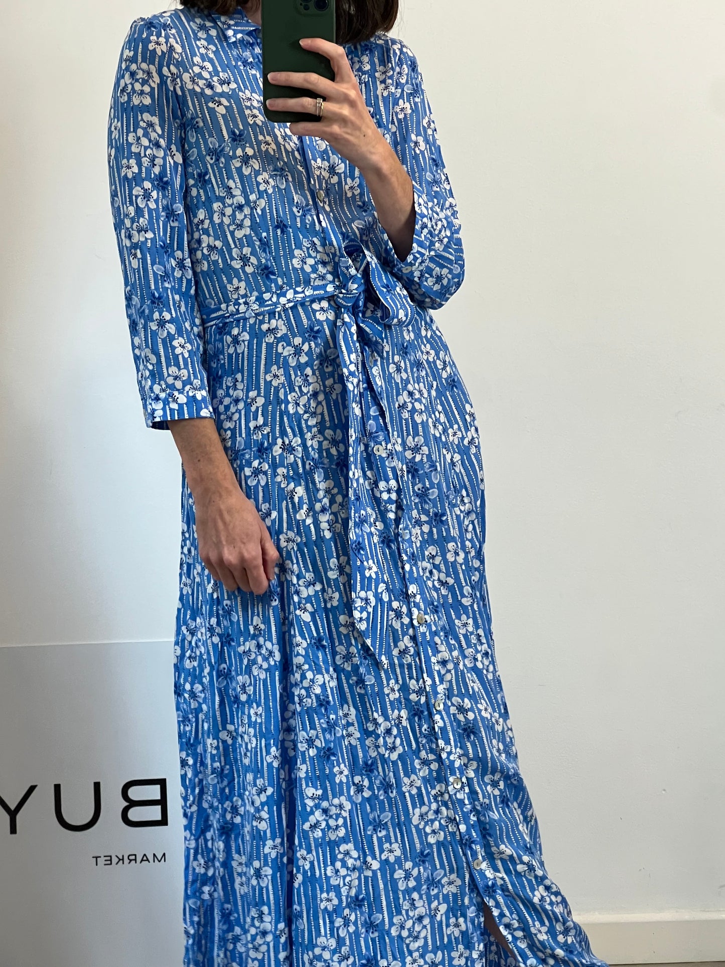 ZARA. Floral shirt dress Ts