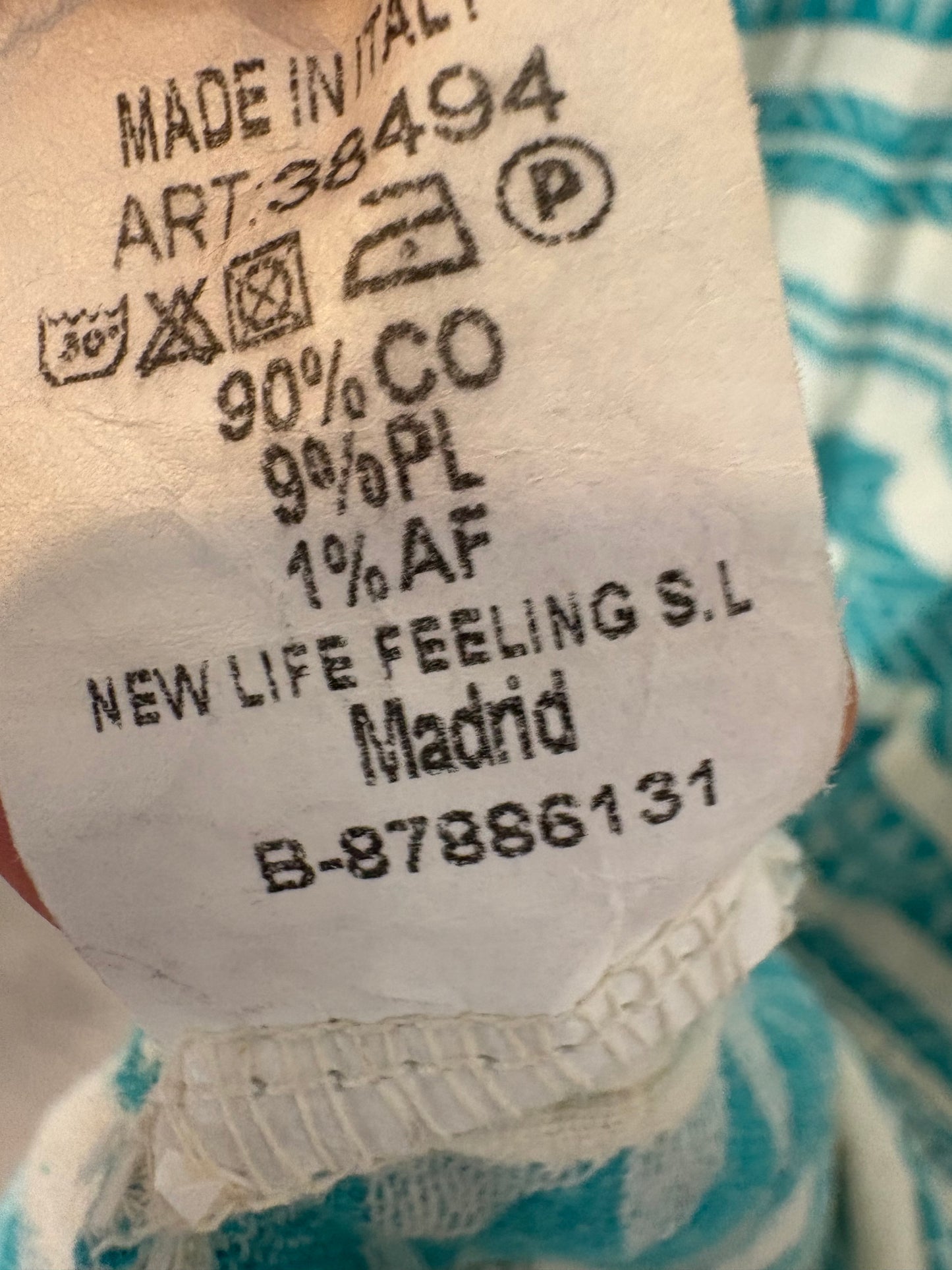 ROCK & GOLD. Vestido largo bordados en turquesa