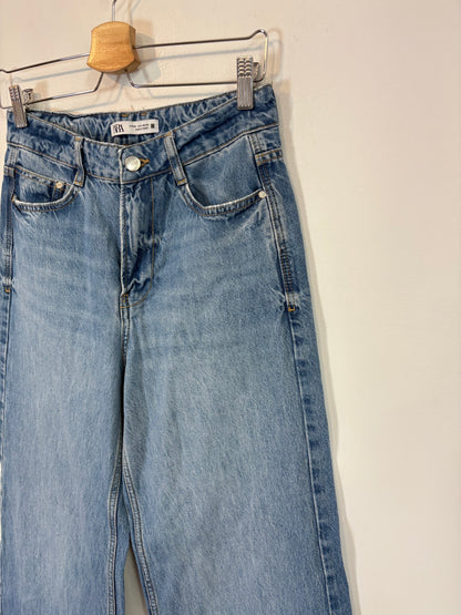 FRAME. Yellow denim jumpsuit. Size XS