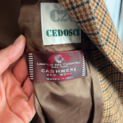 C2C. Blazer lana y cashmere cuadros. T M