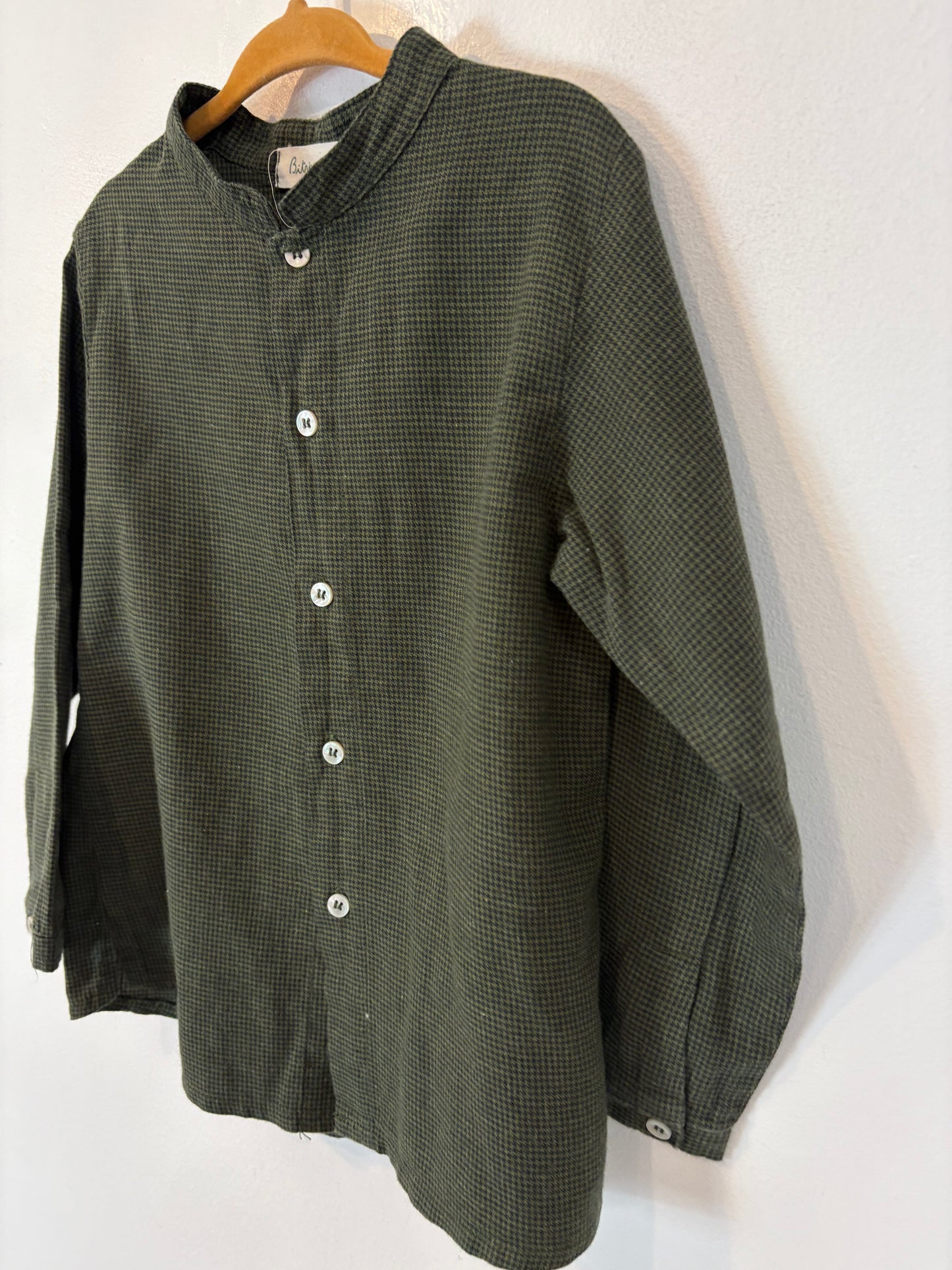 BITRIX KIDS. Camisa niño verde mao. T 4-5 años