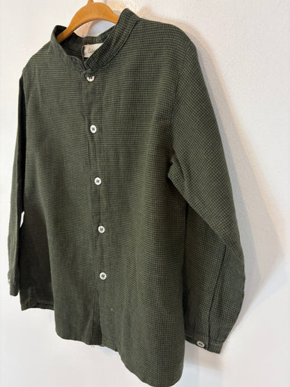 BITRIX KIDS. Camisa niño verde mao. T 4-5 años