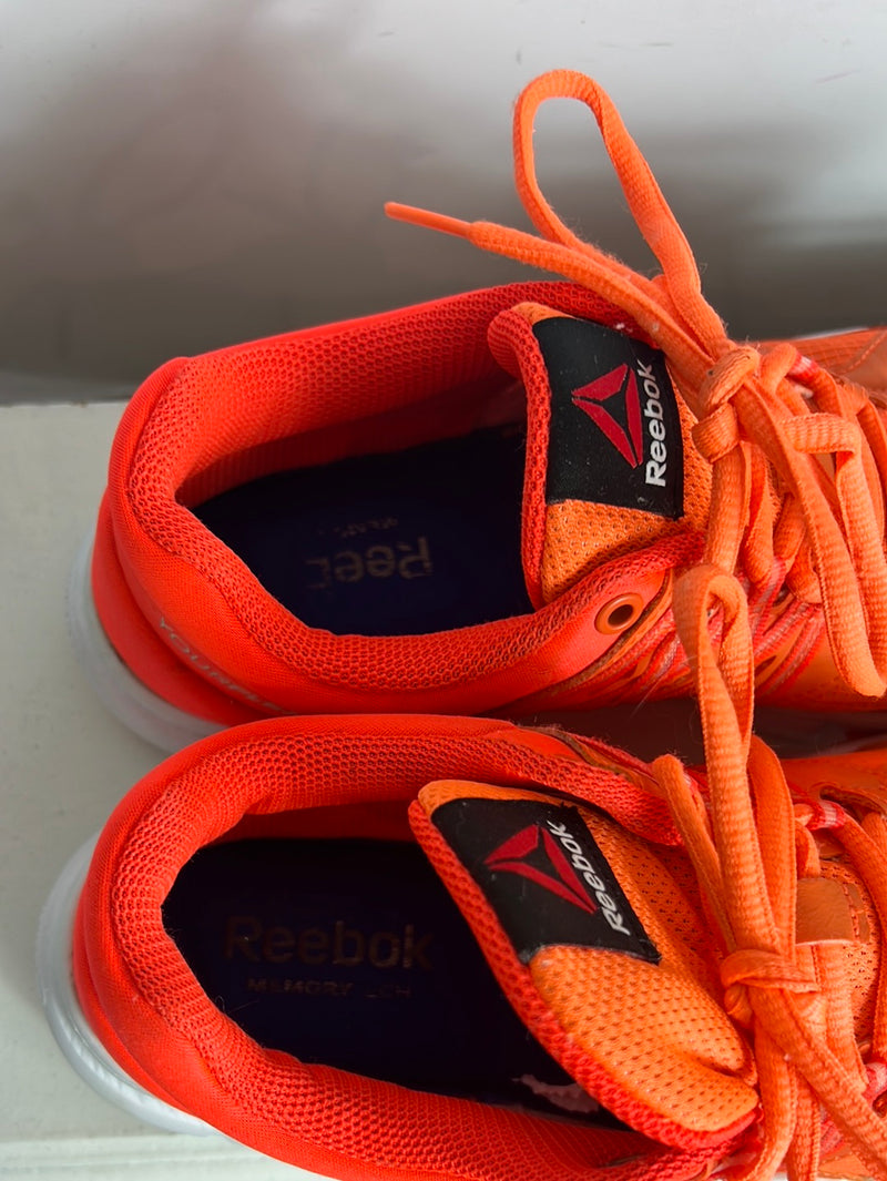 REEBOK. Zapatillas deportivas naranjas fluor. T 37