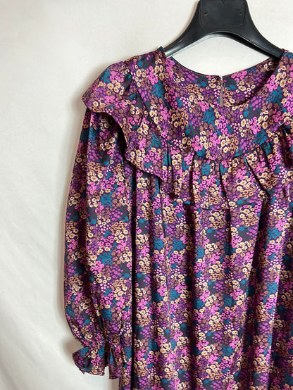 OTHERS. Purple floral dress Your(s)