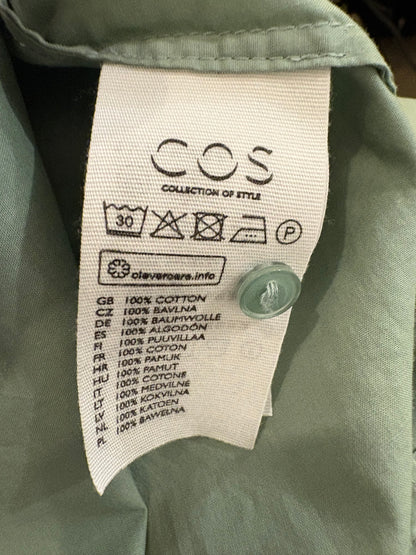 COS. Blusa fluida verde T.xs