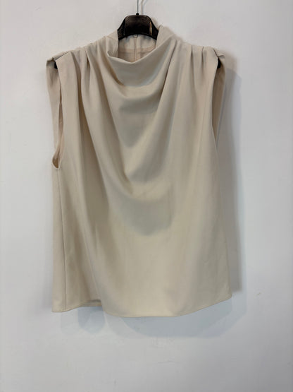 ZARA. Top crudo fruncidos