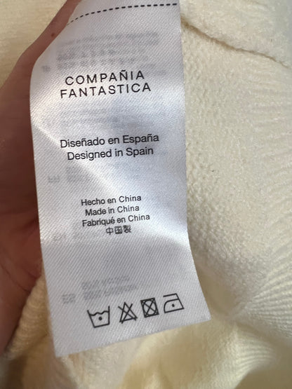 COMPAÑIA FANTASTICA. Vestido punto detalle cuello. T S