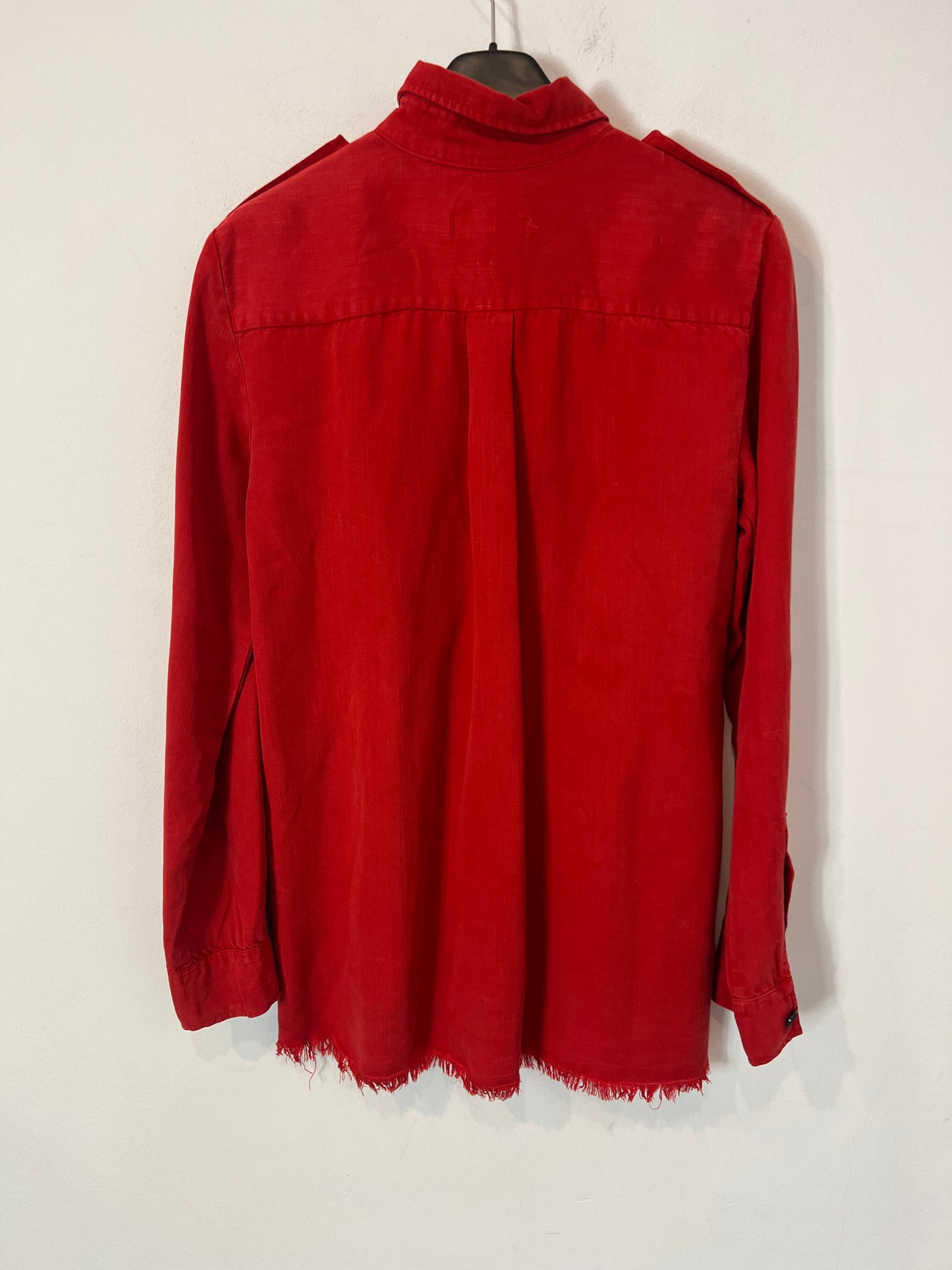 ZARA. Over a red shirt. TS