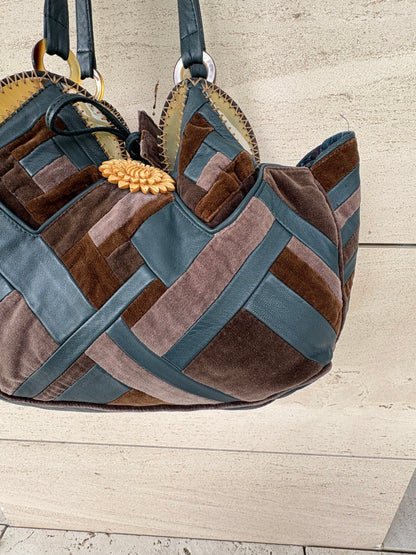 JAMIN PUECH. Bolso de hombro texturas