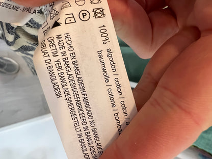 PULL&amp;BEAR. Blue striped cotton short jumpsuit. TM