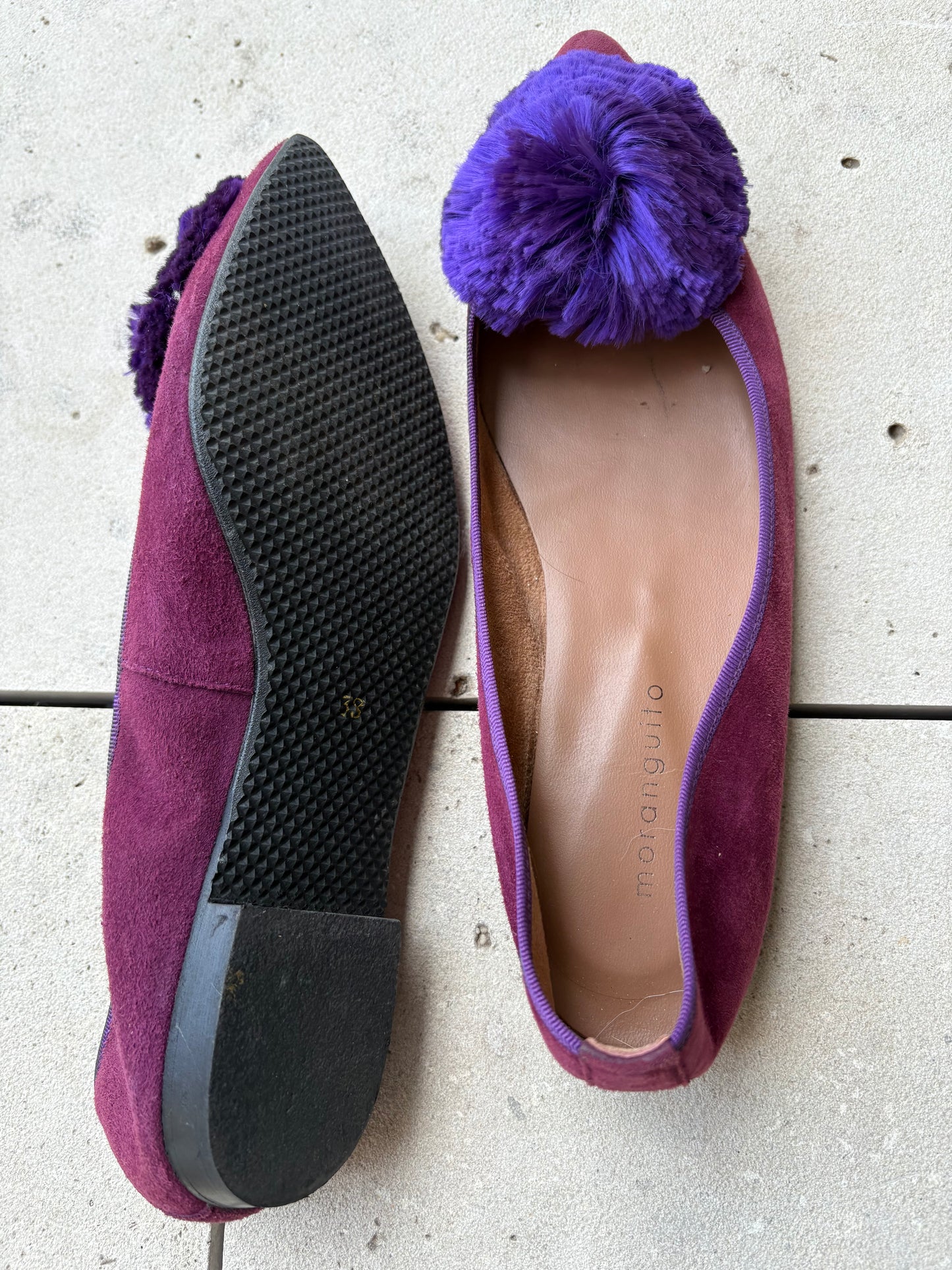 MORANGUITO. Bailarinas pom pom. T 38