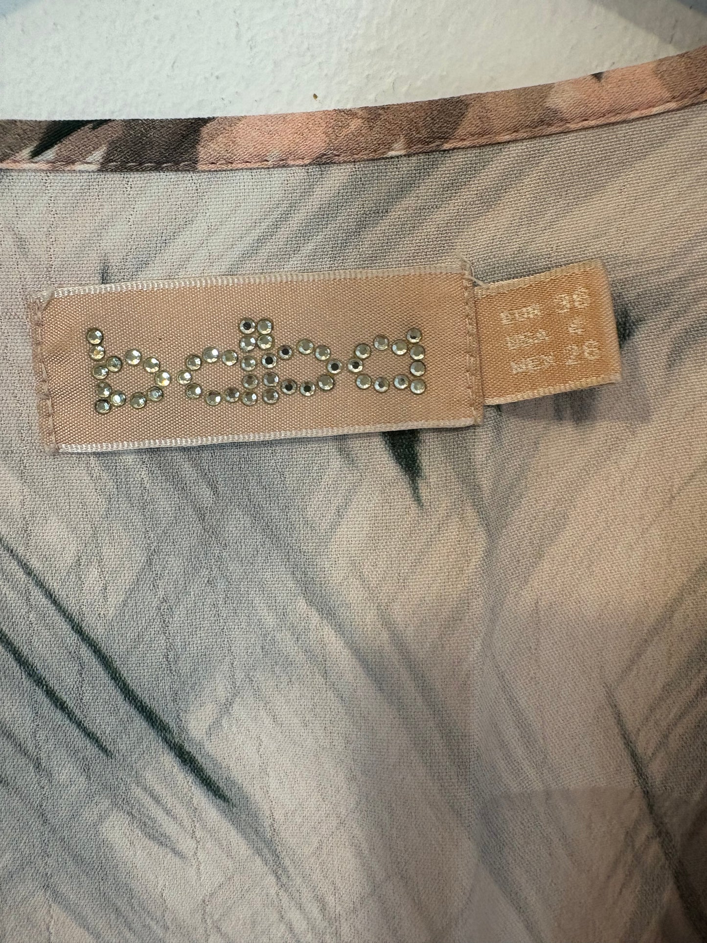 BDBA. Long, flowing printed dress. Size 36