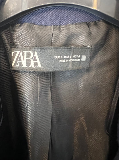 ZARA. Total look blazer y pantalón azul marino. T S