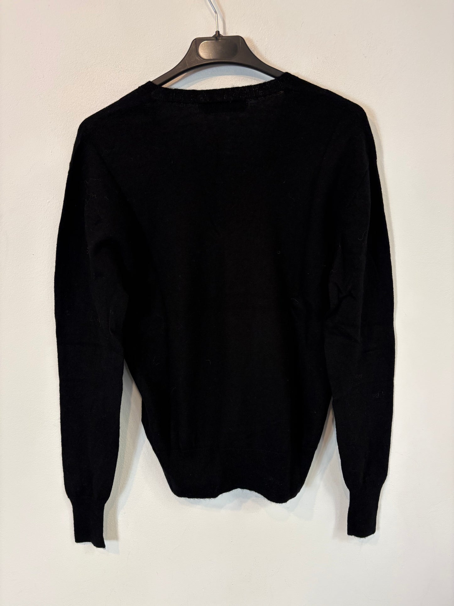 ZARA. Black stretch knit top. TL