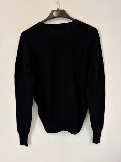 ZARA. Black stretch knit top. TL