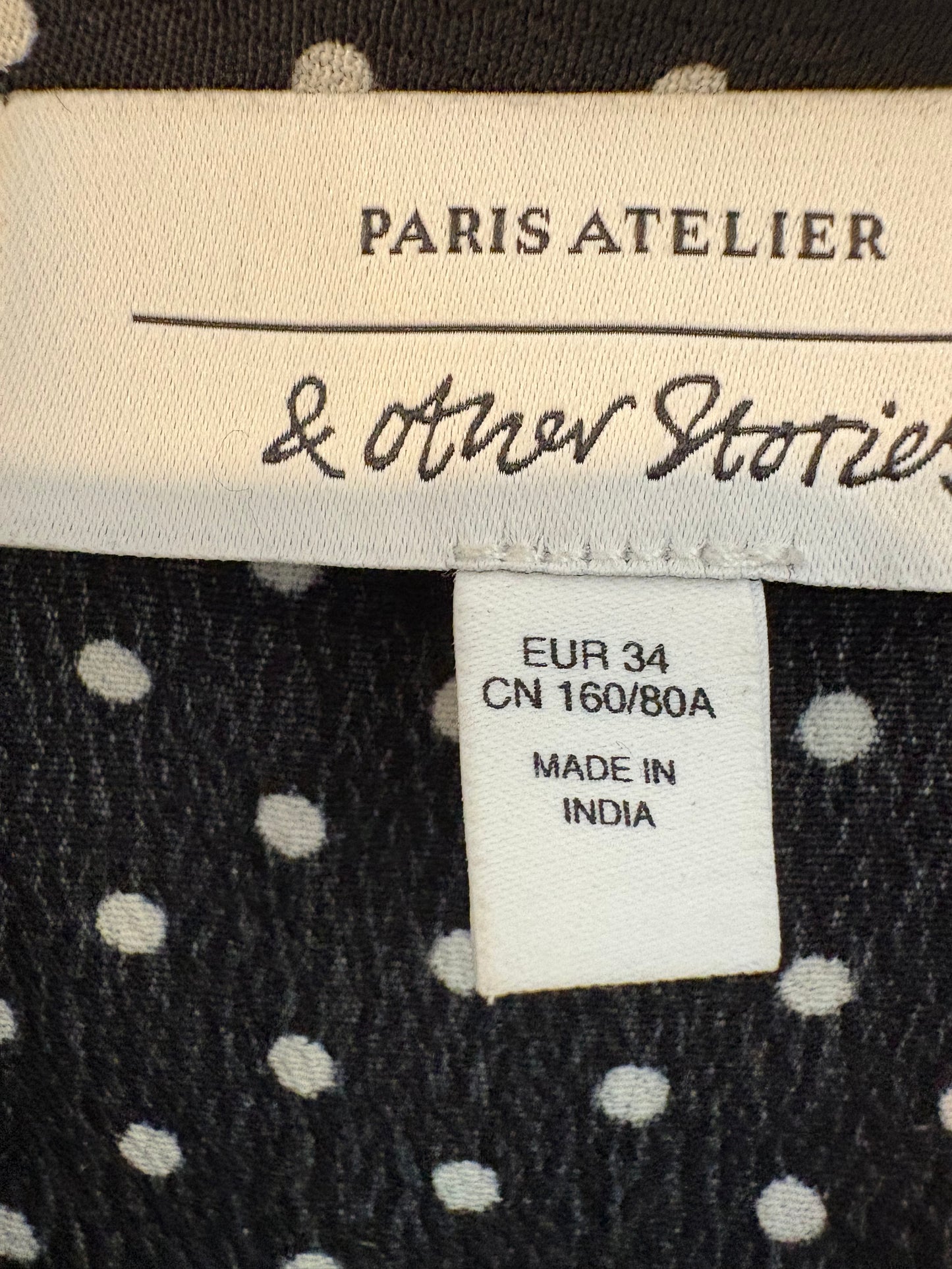 & OTHER STORIES. Vestido fluido topitos