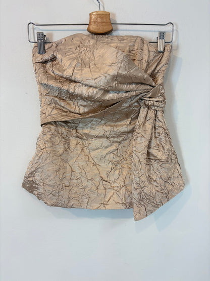 ZARA. Total look: textured pants and top. Size XS