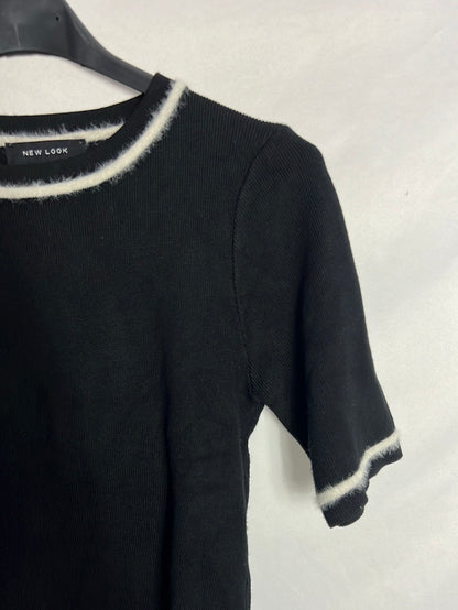 NEW LOOK. Top punto negro . T XS/S